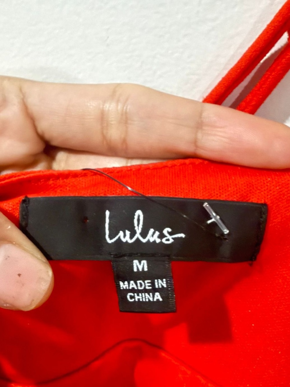 Lulus Red Bodycon Cocktail Dress NWT Size Medium - Picture 4 of 9
